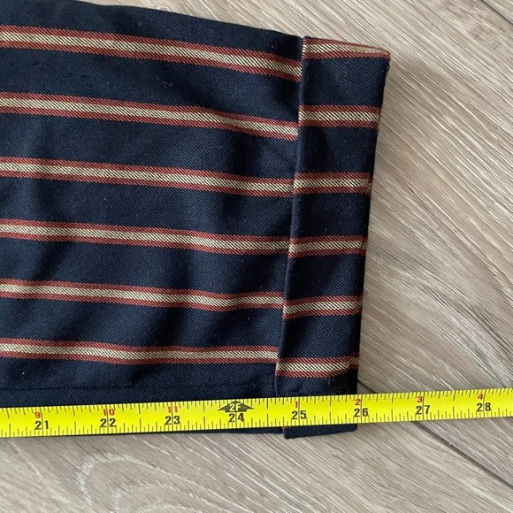 Zara | High Waisted Pinstripe Paper Bag Pants - Size S - Picture 12 of 12